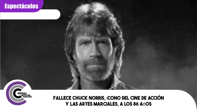Fallece Chuck Norris, ícono del cine de acción y las artes marciales, a los 86 años Fallece Chuck Norris, ícono del cine de acción y las artes marciales, a los 86 años