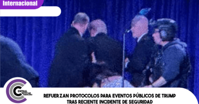 Refuerzan protocolos para eventos públicos de Trump tras reciente incidente de seguridad