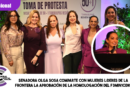 Senadora Olga Sosa comparte con mujeres líderes de la frontera la aprobación de la homologación del feminicidio