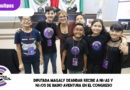 Diputada Magaly Deandar recibe a niñas y niños de Radio Aventura en el Congreso