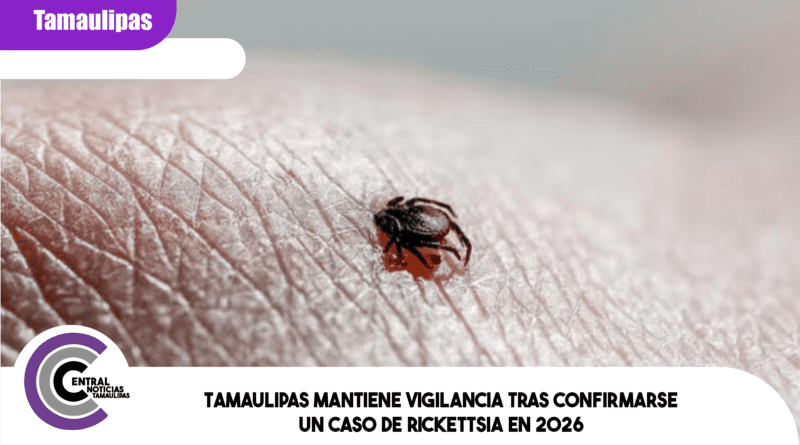 Tamaulipas mantiene vigilancia tras confirmarse un caso de rickettsia en 2026