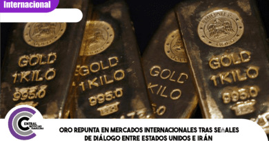 Oro repunta en mercados internacionales tras señales de diálogo entre Estados Unidos e Irán Oro repunta en mercados internacionales tras señales de diálogo entre Estados Unidos e Irán