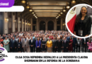 Olga Sosa refrenda respaldo a la Presidenta Claudia Sheinbaum en la defensa de la soberanía