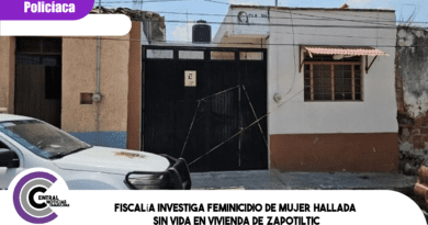 Fiscalía investiga feminicidio de mujer hallada sin vida en vivienda de Zapotiltic
