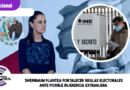 Sheinbaum plantea fortalecer reglas electorales ante posible injerencia extranjera