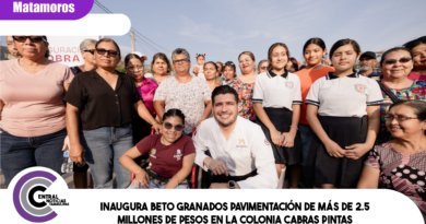 Inaugura Beto Granados pavimentación de más de 2.5 millones de pesos en la colonia Cabras Pintas Inaugura Beto Granados pavimentación de más de 2.5 millones de pesos en la colonia Cabras Pintas