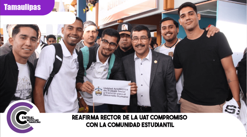 Reafirma rector de la UAT compromiso con la comunidad estudiantil