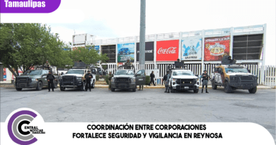 Coordinación entre corporaciones fortalece seguridad y vigilancia en Reynosa Coordinación entre corporaciones fortalece seguridad y vigilancia en Reynosa