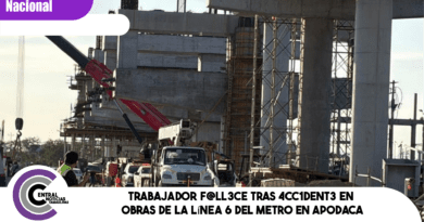 Trabajador f@ll3ce tras 4cc1dent3 en obras de la Línea 6 del Metro en Apodaca