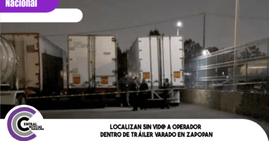 Localizan sin vid@ a operador dentro de tráiler varado en Zapopan Localizan sin vid@ a operador dentro de tráiler varado en Zapopan
