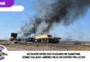 4cc1d3nte entre dos tráileres en carretera Gómez Palacio-Jiménez deja un ch0fer f@ll3c1d0 4cc1d3nte entre dos tráileres en carretera Gómez Palacio-Jiménez deja un ch0fer f@ll3c1d0