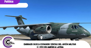 Embraer busca expandir ventas del avión militar C-390 en América Latina