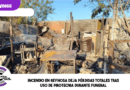 Incendio en Reynosa deja pérdidas totales tras uso de pirotecnia durante funeral Incendio en Reynosa deja pérdidas totales tras uso de pirotecnia durante funeral