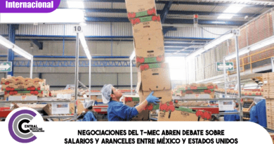 Negociaciones del T-MEC abren debate sobre salarios y aranceles entre México y Estados Unidos Negociaciones del T-MEC abren debate sobre salarios y aranceles entre México y Estados Unidos