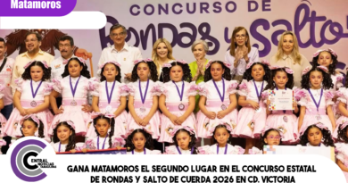 Gana Matamoros el Segundo Lugar en el Concurso Estatal de Rondas y Salto de Cuerda 2026 en Cd. Victoria