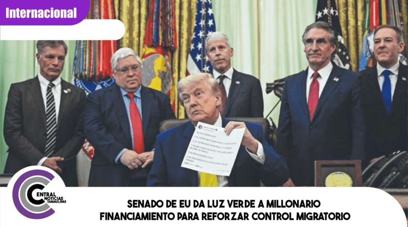 Senado de EU da luz verde a millonario financiamiento para reforzar control migratorio