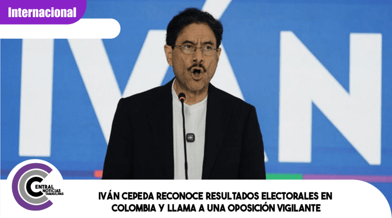 Iván Cepeda reconoce resultados electorales en Colombia y llama a una oposición vigilante Iván Cepeda reconoce resultados electorales en Colombia y llama a una oposición vigilante