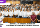 Reconoce la UAT excelencia académica con la entrega de más de 600 becas y estímulos educativos