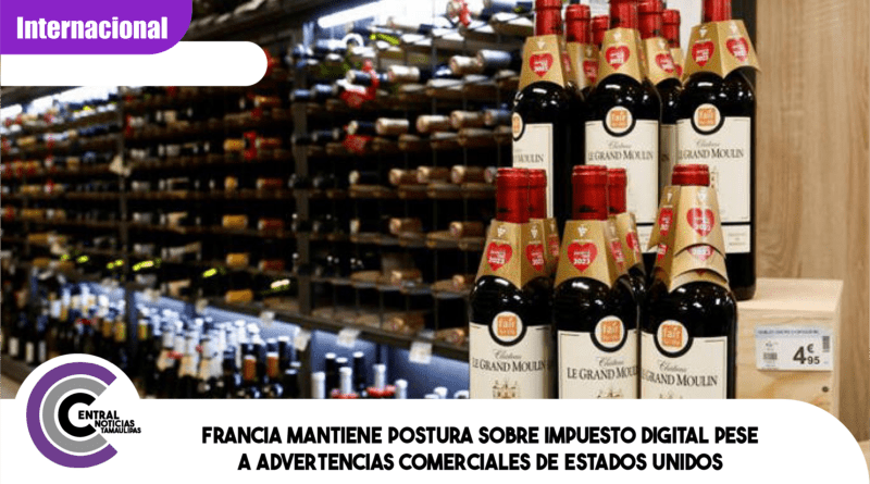 Francia mantiene postura sobre impuesto digital pese a advertencias comerciales de Estados Unidos