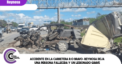Accidente en la carretera Río Bravo–Reynosa deja una persona fallecida y un lesionado grave Accidente en la carretera Río Bravo–Reynosa deja una persona fallecida y un lesionado grave