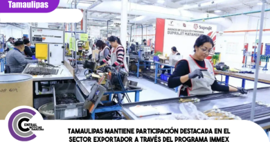Tamaulipas mantiene participación destacada en el sector exportador a través del programa IMMEX