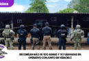 Decomisan más de 100 armas y 50 granadas en operativo conjunto en Veracruz