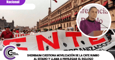 Sheinbaum cuestiona movilización de la CNTE rumbo al estadio y llama a privilegiar el diálogo