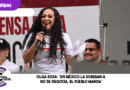 Olga Sosa: “En México la soberanía no se negocia, el pueblo manda” Olga Sosa: “En México la soberanía no se negocia, el pueblo manda”