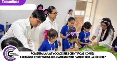 Fomenta la UAT vocaciones científicas con el arranque en Reynosa del campamento “Amor por la Ciencia” Fomenta la UAT vocaciones científicas con el arranque en Reynosa del campamento “Amor por la Ciencia”