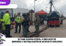 Se suma Guardia Estatal a simulacro de respuesta y neutralización de artefacto explosivo
