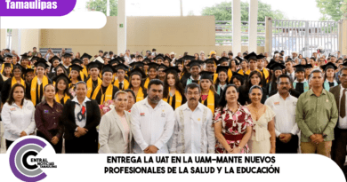 Entrega la UAT en la UAM-Mante nuevos profesionales de la salud y la educación