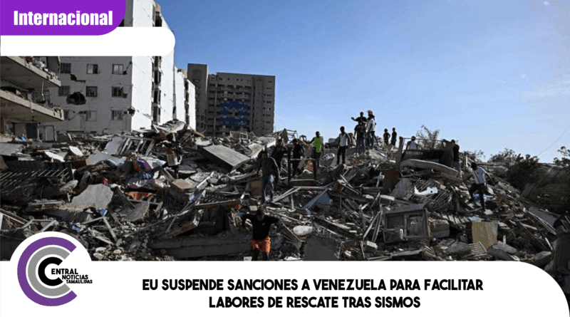 EU suspende sanciones a Venezuela para facilitar labores de rescate tras sismos