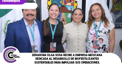 Senadora Olga Sosa recibe a empresa mexicana dedicada al desarrollo de biofertilizantes sustentables para impulsar sus operaciones