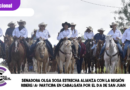 Senadora Olga Sosa estrecha alianza con la región ribereña; participa en cabalgata por el Día de San Juan