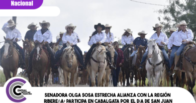 Senadora Olga Sosa estrecha alianza con la región ribereña; participa en cabalgata por el Día de San Juan