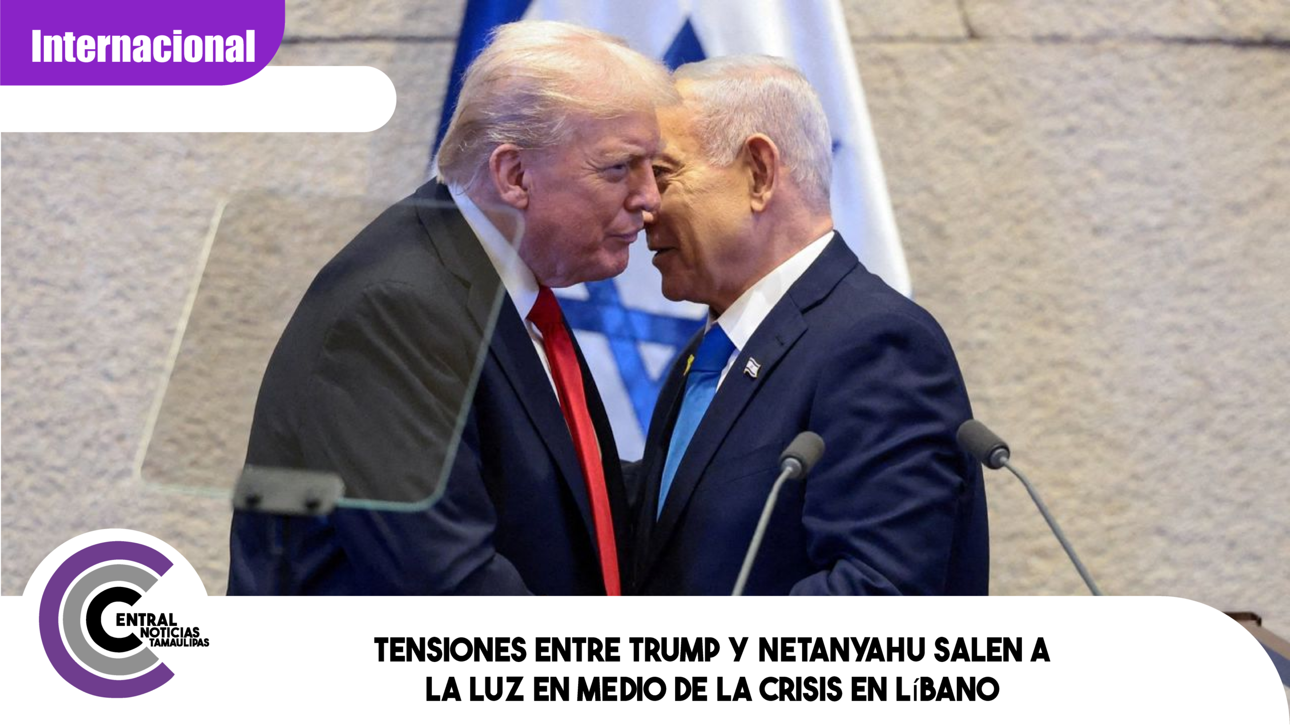 Tensiones entre Trump y Netanyahu salen a la luz en medio de la crisis en Líbano Tensiones entre Trump y Netanyahu salen a la luz en medio de la crisis en Líbano