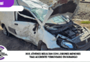 Dos jóvenes resultan con l3si0nes menores tras accidente ferroviario en Durango