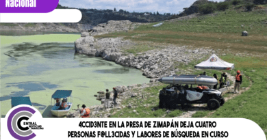 4ccid3nte en la presa de Zimapán deja cuatro personas f@ll3cidas y labores de búsqueda en curso