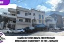 Camión sin frenos impacta cinco vehículos estacionados en Monterrey; no hay l3si0nados Camión sin frenos impacta cinco vehículos estacionados en Monterrey; no hay l3si0nados