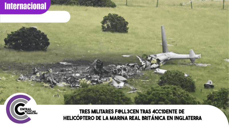 Tres militares f@ll3cen tras 4cc1dente de helicóptero de la Marina Real británica en Inglaterra