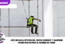 Juez rechaza petición del Centro Kennedy y mantiene orden para retirar el nombre de Trump Juez rechaza petición del Centro Kennedy y mantiene orden para retirar el nombre de Trump
