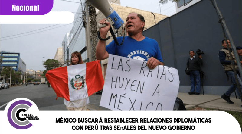 México buscará restablecer relaciones diplomáticas con Perú tras señales del nuevo gobierno