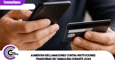 Aumentan reclamaciones contra instituciones financieras en Tamaulipas durante 2026