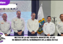 Rector de la UAT presenta avances del Atlas de Riesgos ante el gobernador en la Mesa de Paz