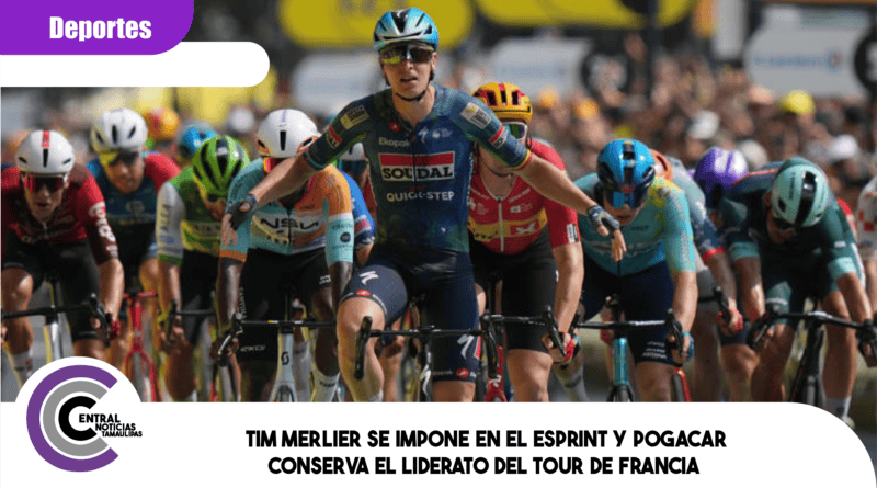 Tim Merlier se impone en el esprint y Pogacar conserva el liderato del Tour de Francia