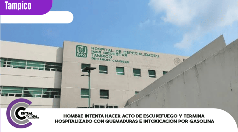 Hombre intenta hacer acto de escupefuego y termina hospitalizado con quemaduras e intoxicación por gasolina Hombre intenta hacer acto de escupefuego y termina hospitalizado con quemaduras e intoxicación por gasolina