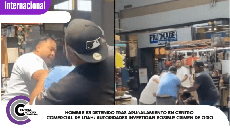 Hombre es detenido tras apuñalamiento en centro comercial de Utah; autoridades investigan posible crimen de odio