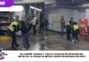 Riña entre usuaria y policía auxiliar en estación del Metro de la Ciudad de México queda registrada en video