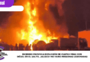 Incendio provoca explosión de cuatro pipas con diésel en El Salto, Jalisco; no hubo personas lesionadas Incendio provoca explosión de cuatro pipas con diésel en El Salto, Jalisco; no hubo personas lesionadas