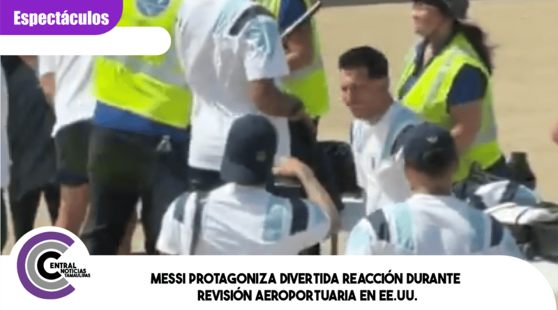 Messi protagoniza divertida reacción durante revisión aeroportuaria en EE.UU.